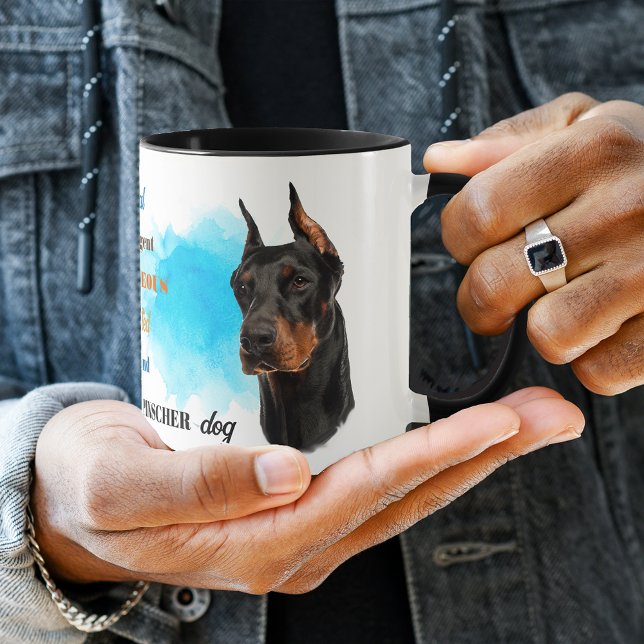 Doberman Pinscher Hund Loyal Friend Mugg (Skapare uppladdad)