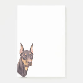Doberman Pinscher Hund Post-it Block