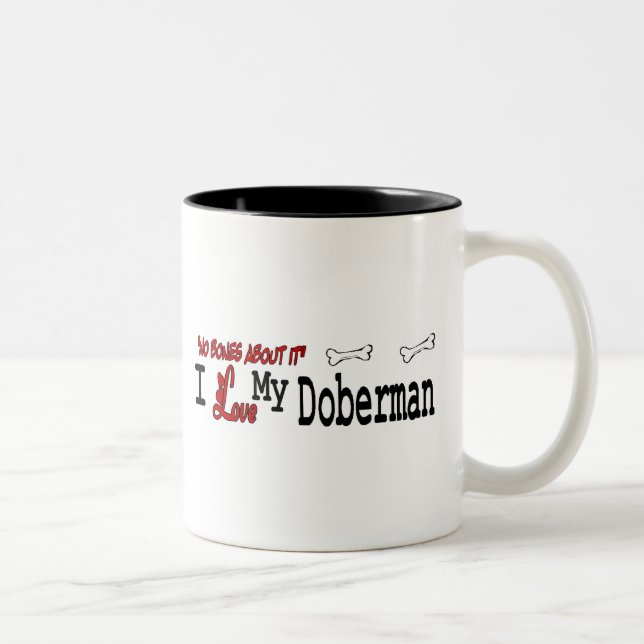 Doberman Pinscher (I Kärlek) Mugg (Höger)