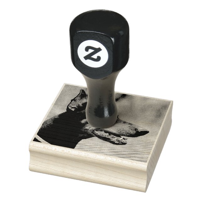 Doberman Pinscher i Skogen Stämpel (Stämpel)