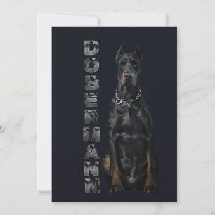 Doberman Pinscher Inbjudningar