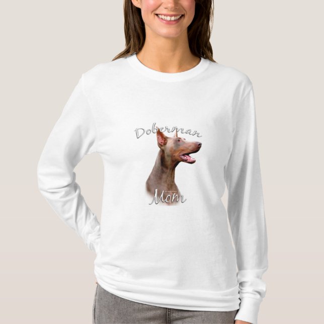 Doberman Pinscher (Isabella) Mamma 2 T Shirt (Framsida)