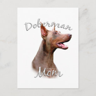 Doberman Pinscher (Isabella) Mamma 2 Vykort