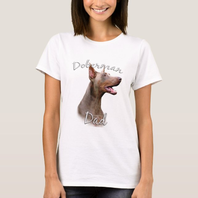 Doberman Pinscher (Isabella) Pappa 2 T Shirt (Framsida)