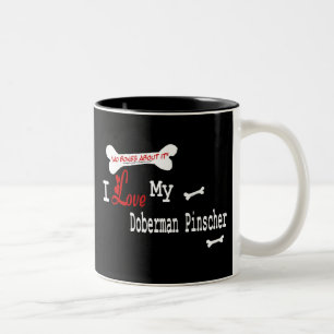 Doberman Pinscher (Jag älskar) Mugg