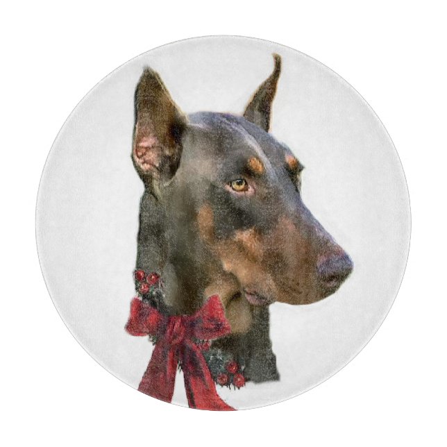 Doberman Pinscher jul (Framsidan)