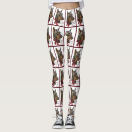 Doberman Pinscher jul Leggings