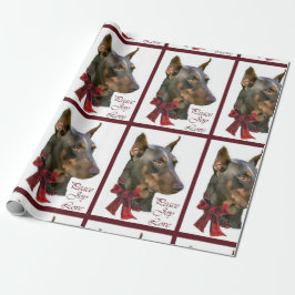Doberman Pinscher jul Presentpapper