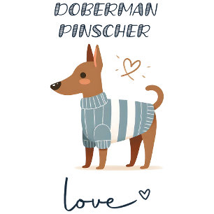 Doberman Pinscher Kärlek T Shirt