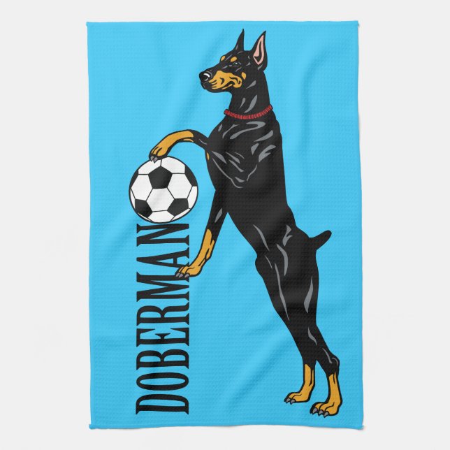 doberman pinscher kökshandduk (Vertikal)