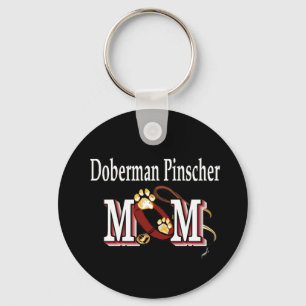 Doberman Pinscher Mamma Gift Nyckelring