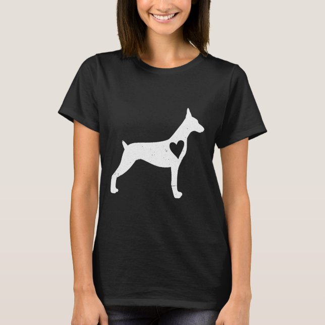 Doberman Pinscher Mamma T Shirt (Framsida)
