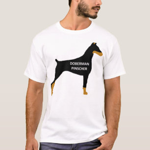 Doberman Pinscher namn färg silo black.png Tee