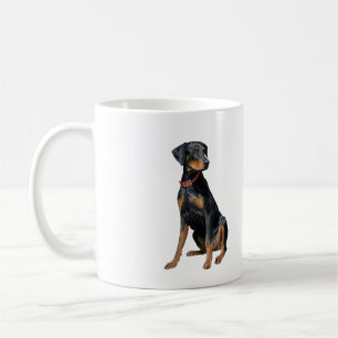 Doberman Pinscher (naturlig) Kaffemugg