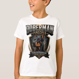 Doberman Pinscher Orädd Beskyddare T Shirt