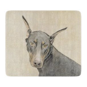 Doberman Pinscher Painting - Original Hund Art