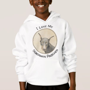 Doberman Pinscher Painting - Original Hund Art T Shirt