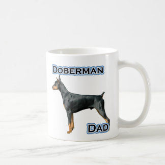 Doberman Pinscher Pappa 4 Kaffemugg