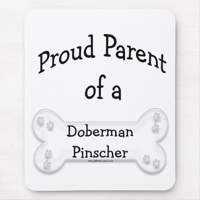 Doberman Pinscher Proud Parent Musmatta (Framsidan)