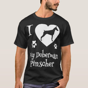 Doberman Pinscher Shirt Design for Doberman Hund L T