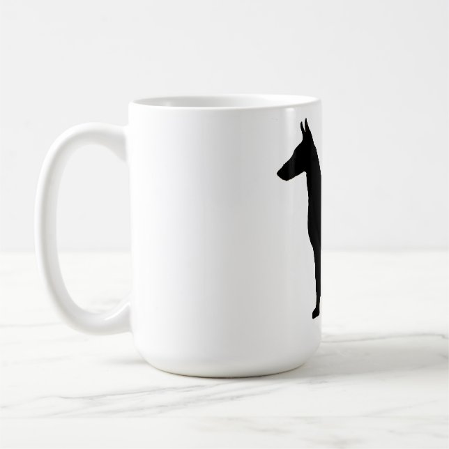 doberman pinscher silo black.png kaffemugg (Vänster)