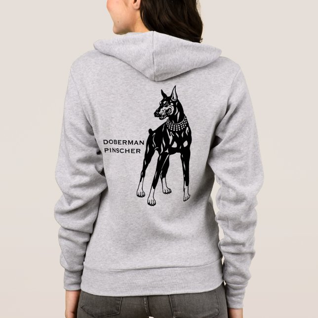 doberman pinscher t-shirt (Baksida)