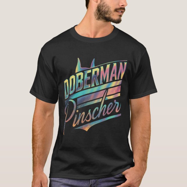 Doberman Pinscher T Shirt (Framsida)