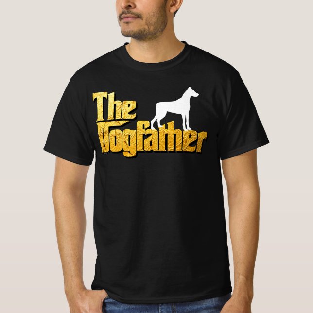 Doberman Pinscher T Shirt (Framsida)