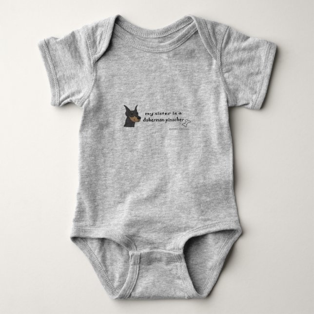 doberman pinscher tee (Framsida)