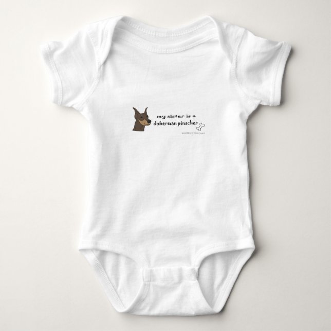 doberman pinscher tee (Framsida)