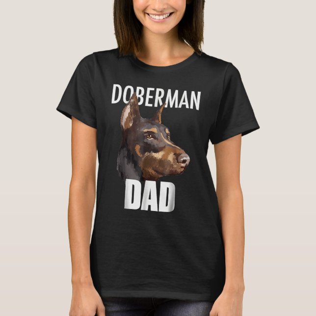 Doberman Pinscher Tee Best Doberman Dad Ever  Dog (Framsida)