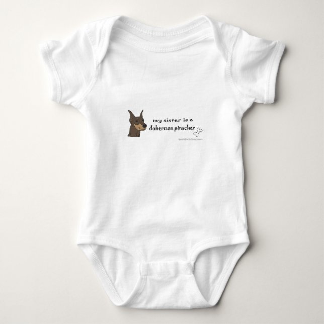 doberman pinscher tee shirt (Framsida)