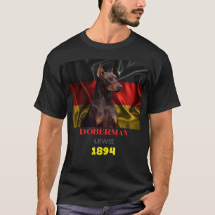 Doberman Pinscher Tyskland 1894 T Shirt