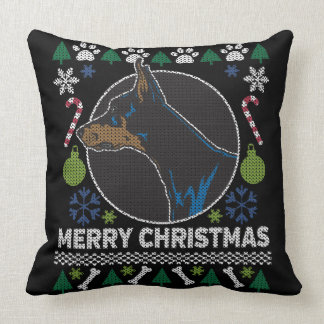 Doberman Pinscher Ugly jul Sweater Hund Kudde