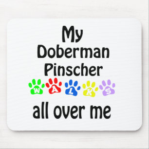 Doberman Pinscher Walks Design Musmatta