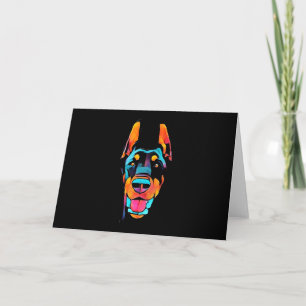 Doberman Present   Doberman Färgrik Kort