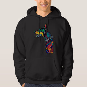 Doberman Profile Head Hund aveln Pet True Friend 7 Hoodie