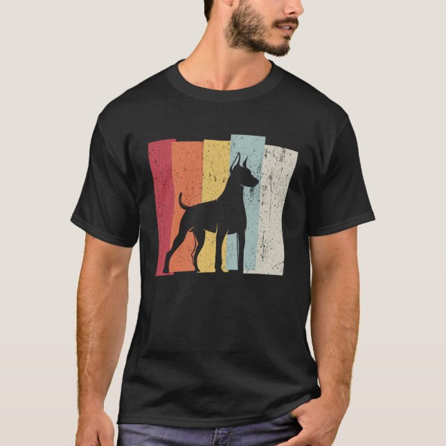 Doberman promenad t shirt (Framsida)