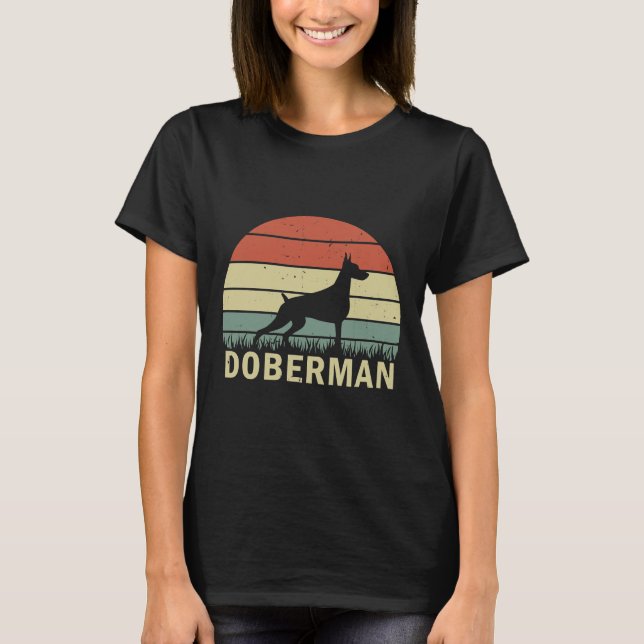Doberman Rasta T Shirt (Framsida)
