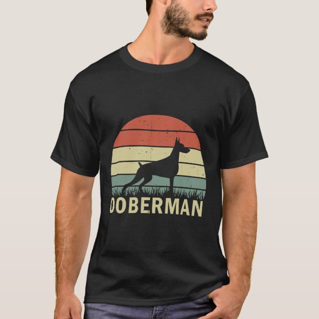 Doberman Rasta T Shirt (Framsida)