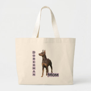 Doberman (rost) Mamma 4 Jumbo Tygkasse