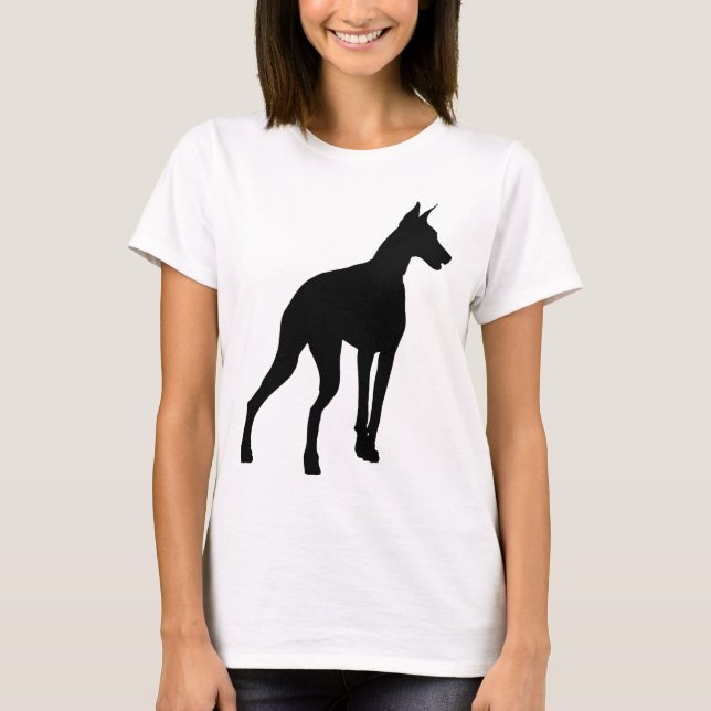 Doberman Silhouette Tee (Framsida)