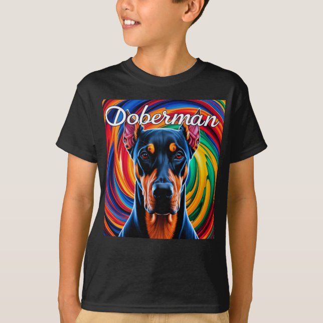 Doberman T Shirt (Framsida)