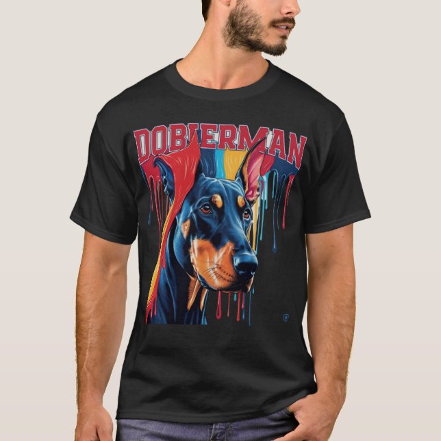 Doberman T Shirt (Framsida)