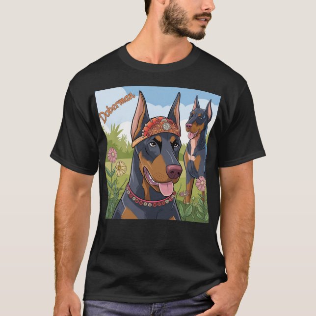 Doberman T Shirt (Framsida)