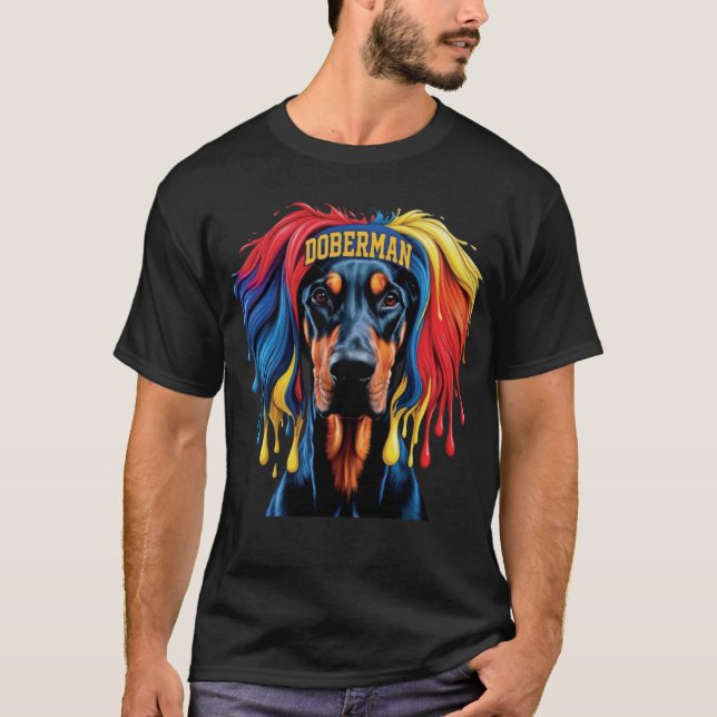 Doberman T Shirt (Framsida)