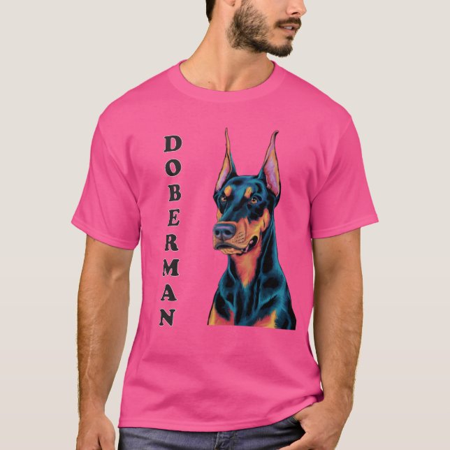 Doberman T Shirt (Framsida)