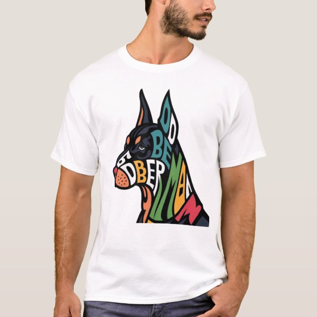 Doberman T Shirt (Framsida)