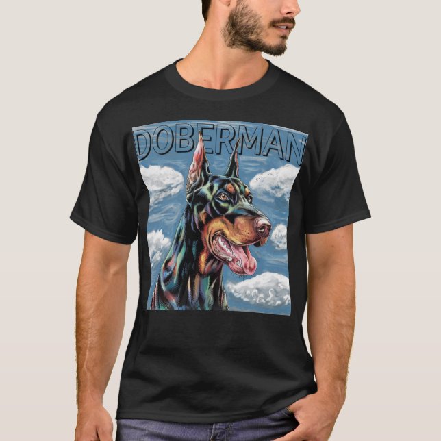 Doberman T Shirt (Framsida)