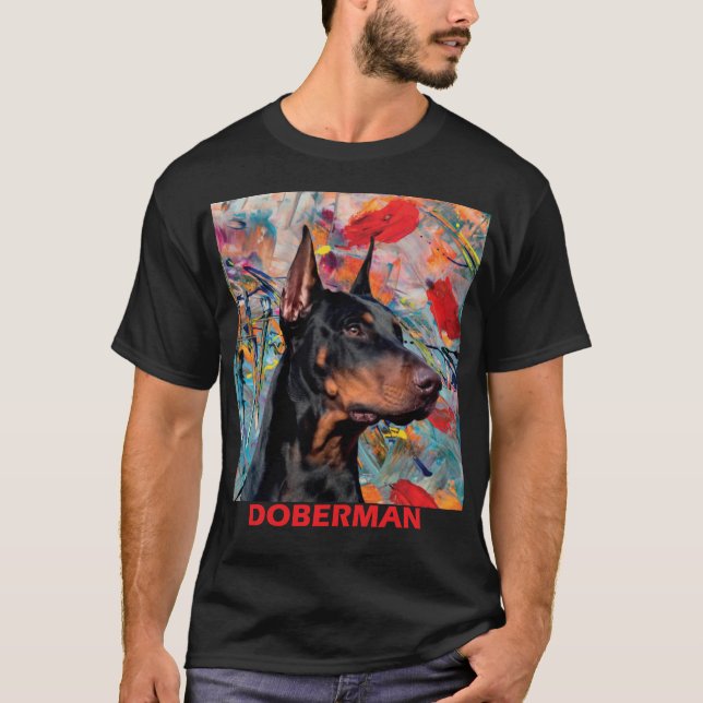 Doberman T Shirt (Framsida)